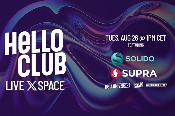 In our latest Hello Club Spotlight, we sat down with Supra and Solido to explore how they are changing the way people use DeFi. Together, they are aiming to make decentralized finance more powerful and easier to use.