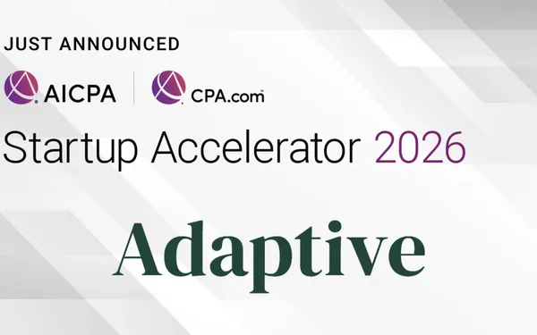 Adaptive Selected for the 2026 AICPA/CPA.com Startup Accelerator