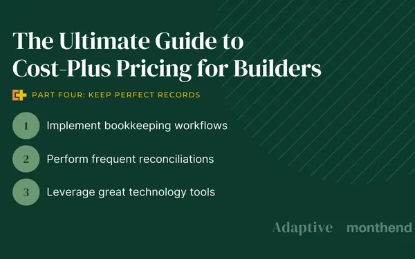 Keep Perfect Records – Every Cost, Every Job