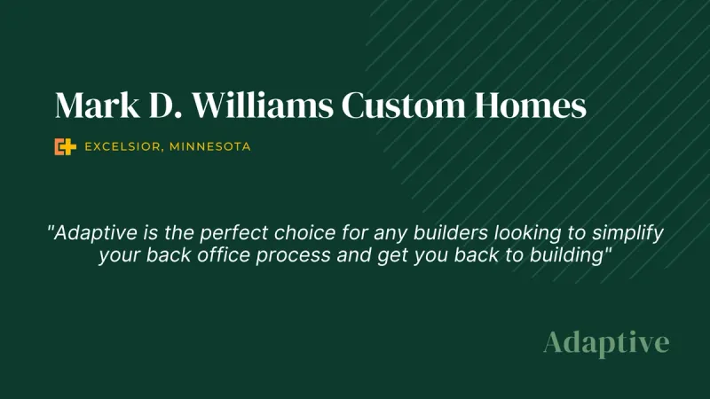 Customer Success - Mark D Williams Custom Homes