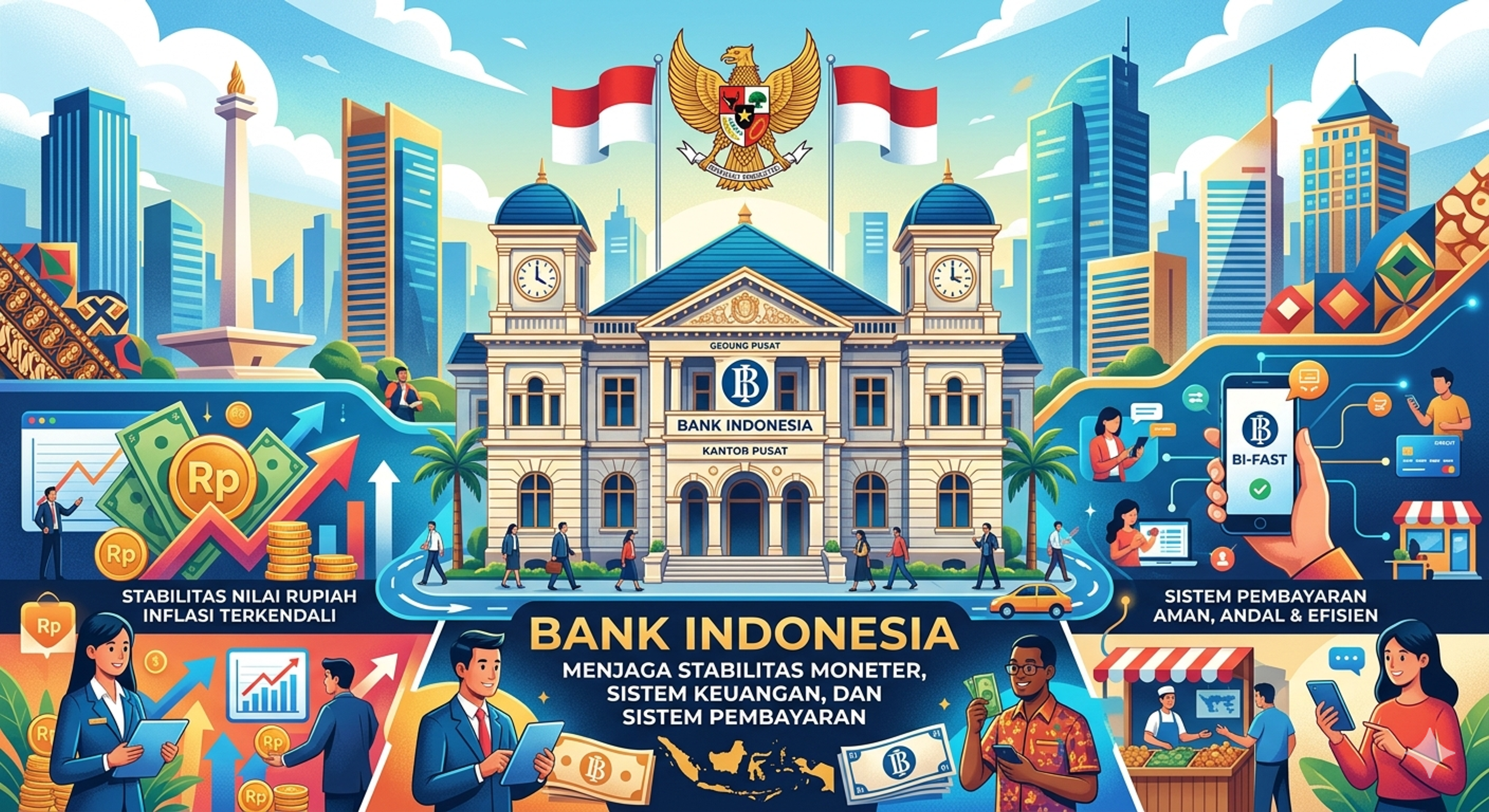 Nilai Tukar Rupiah Berfluktuasi, Bank Indonesia Jaga Stabilitas Pasar