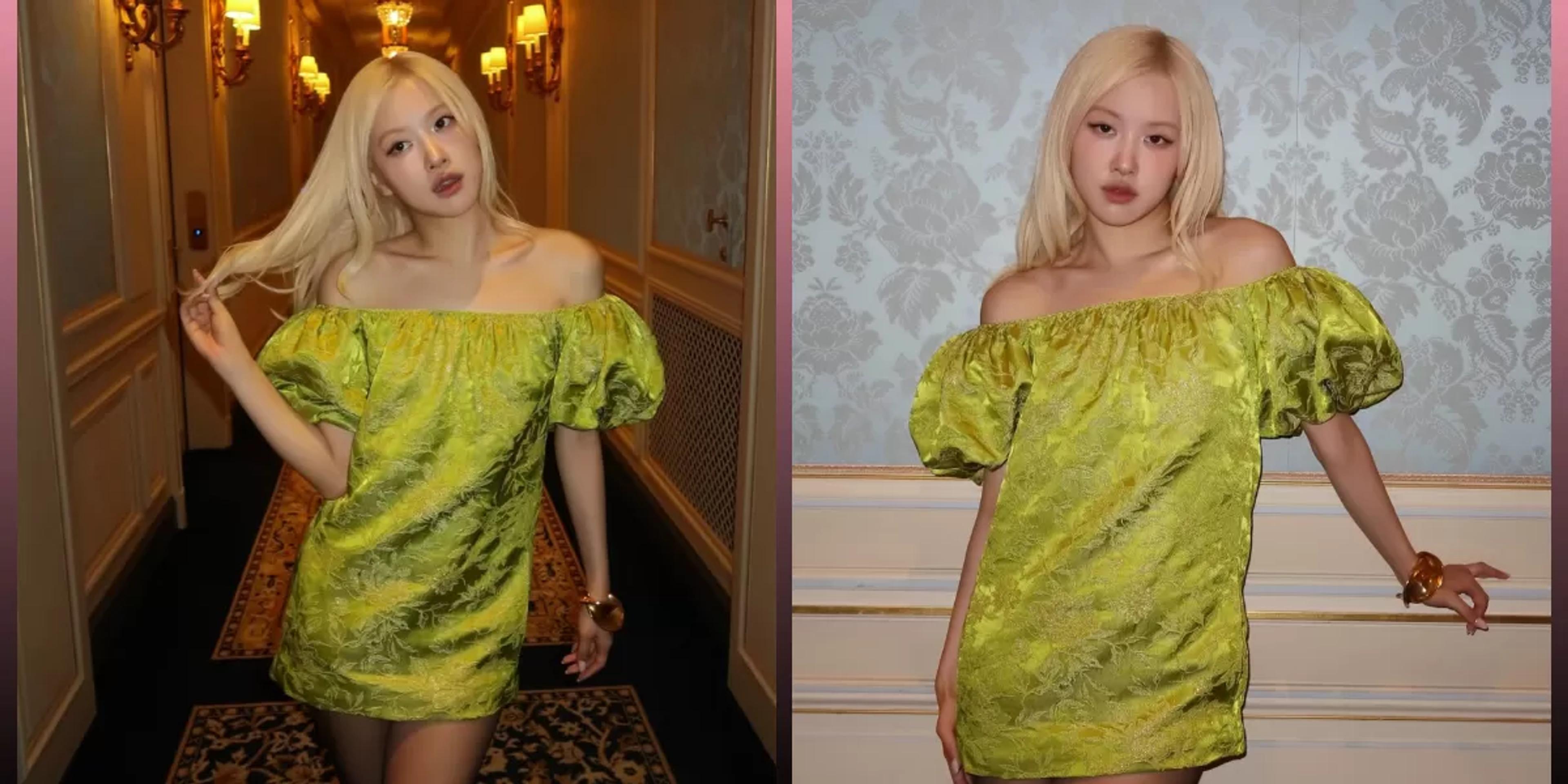 Hadir dalam Peragaan Busana Saint Laurent di Paris Fashion Week, Rose BLACKPINK Curi Perhatian Lewat Busana yang Dikenakannya 