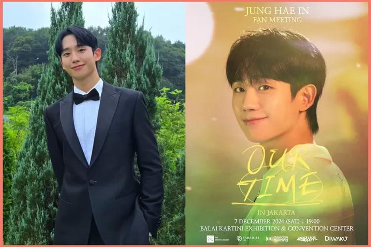 Jung Hae In sendiri akan mengelar fanmeetingnya yang bertajuk Our Time.