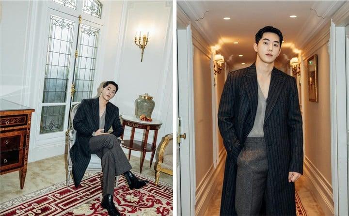 Nam Joo Hyuk shared photos of himself attending the fashion show on his social media