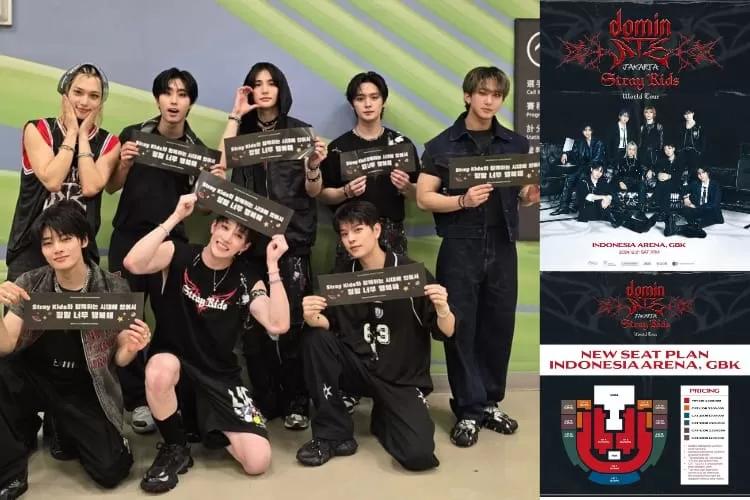 Konser ketiga Stray Kids yang bertajuk dominATE in Jakarta pindah lokasi dan akan diadakan di Indonesia Arena