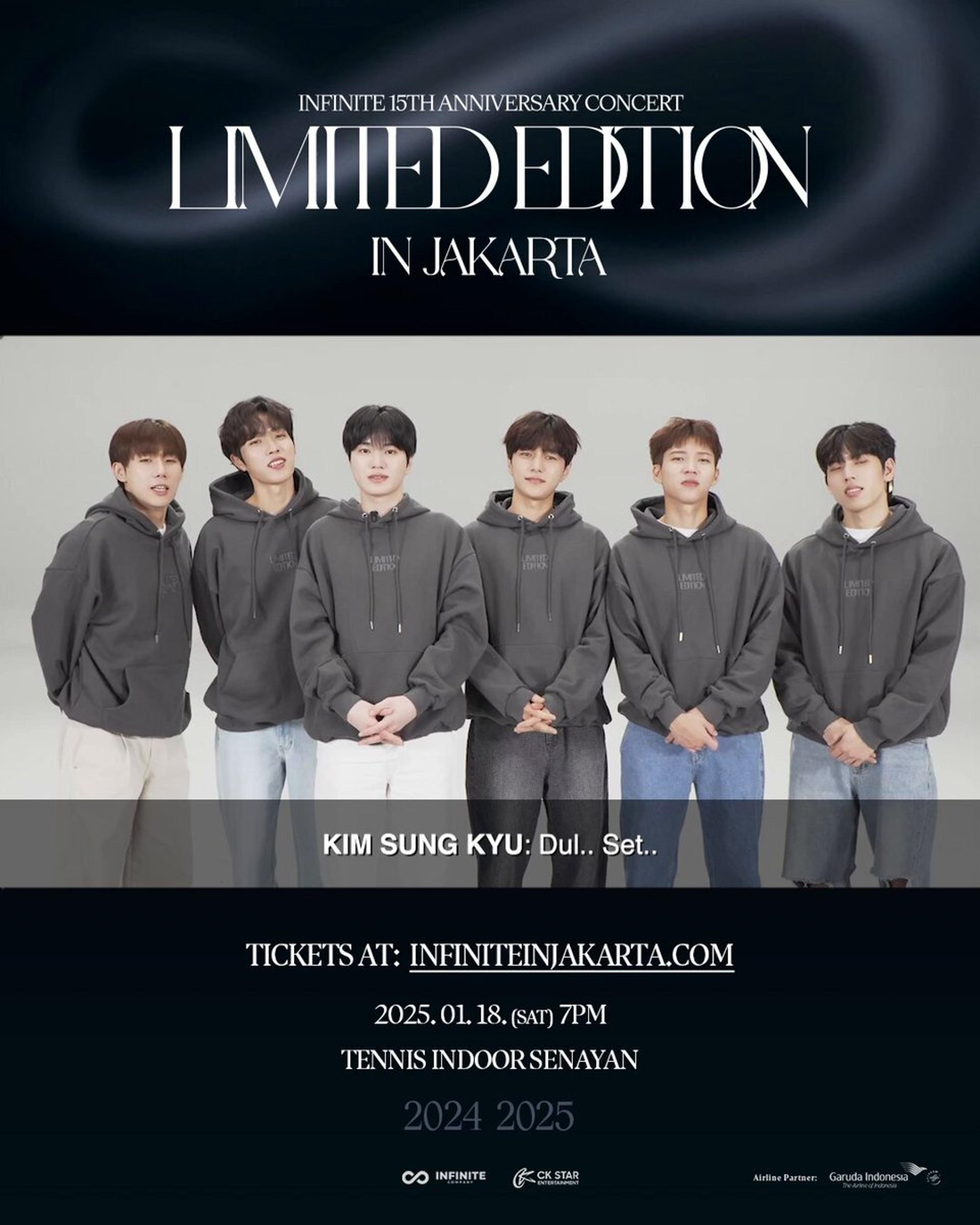 INFINITE akhirnya kembali ke Jakarta untuk merayakan 15 tahun perjalanan mereka! Konser spektakuler INFINITE 15th Anniversary Concert: Limited Edition