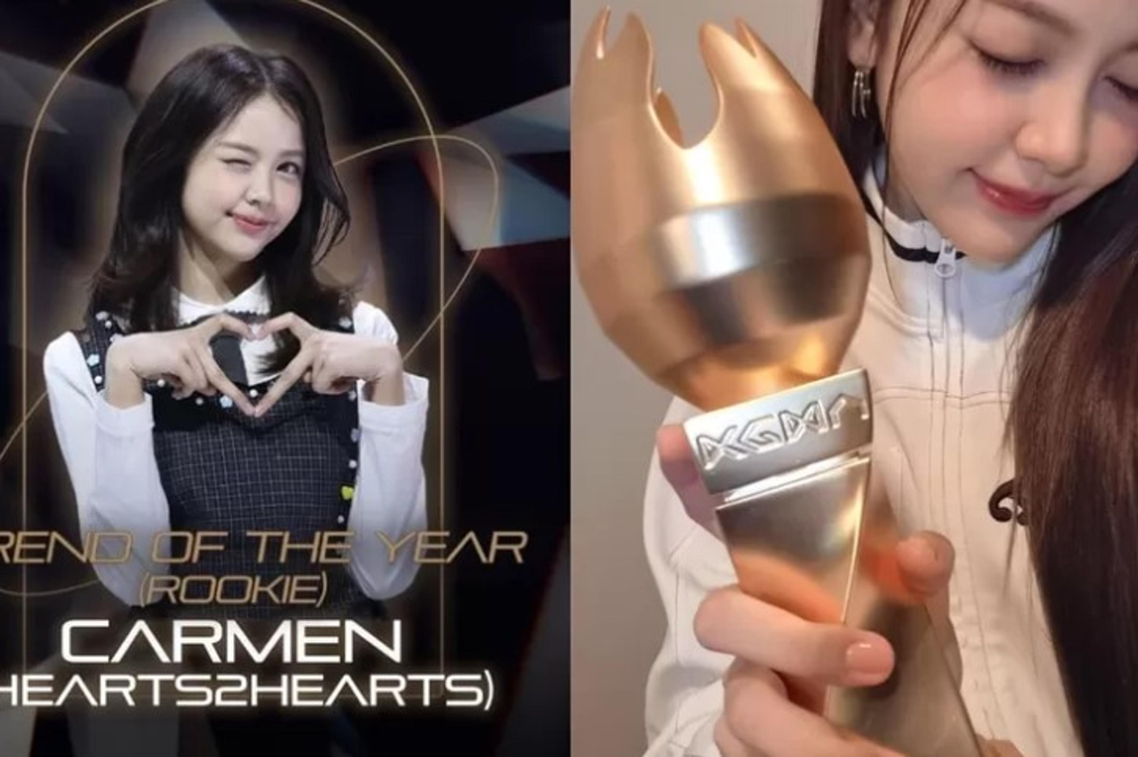 Bikin Bangga! Carmen Hearts2Hearts Berhasil Raih Penghargaan di Acara Korea Grand Music Awards 2025