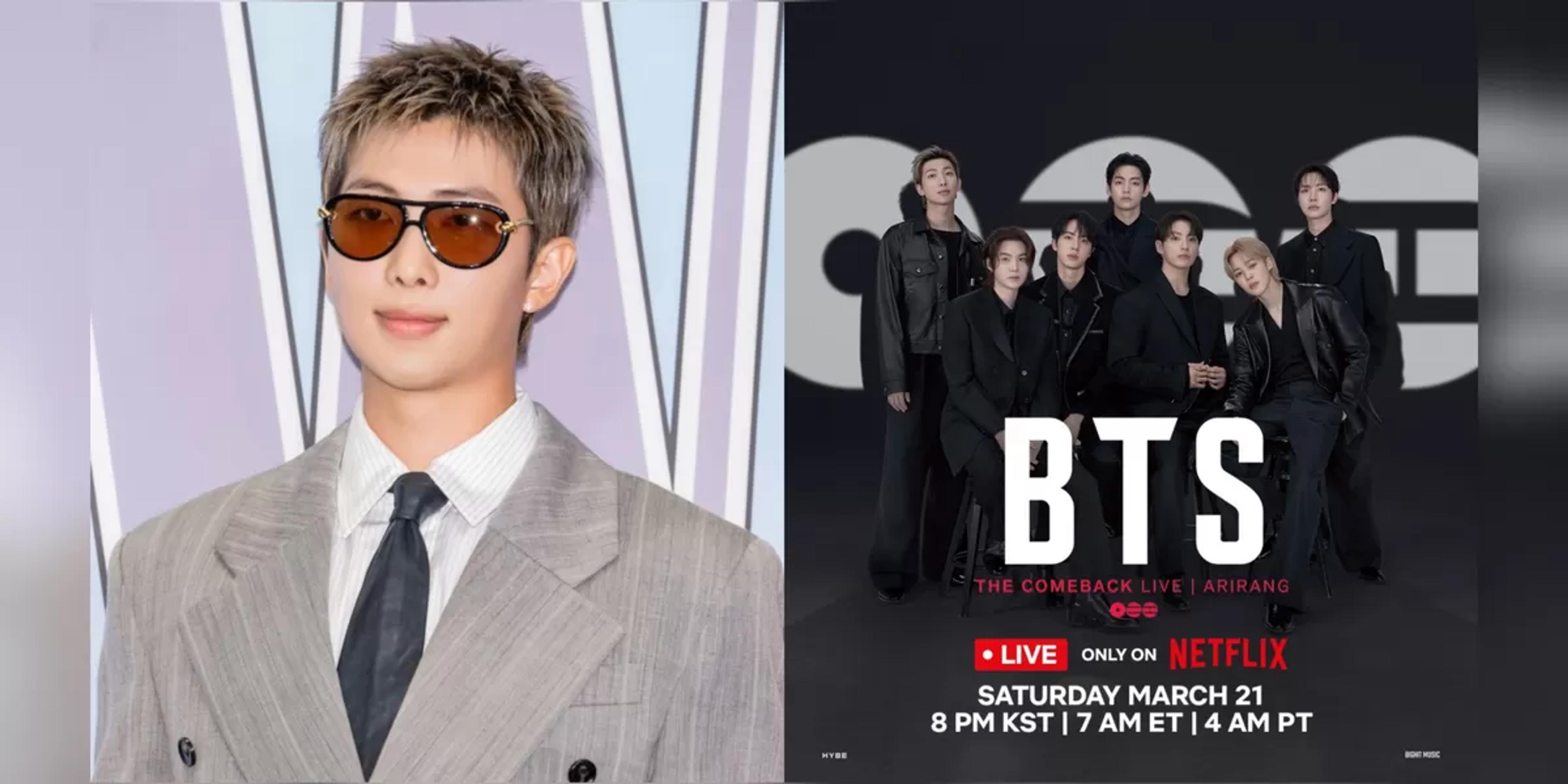 RM Alami Cedera Jelang Konser BTS di Gwanghwamun, Bakal Tetap Tampil dengan Pergerakan Terbatas
