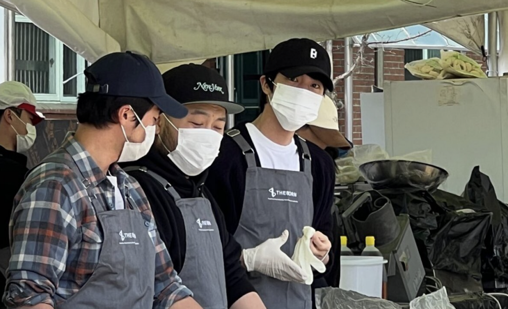 BTS's Jin volunteers to serve meals in Andong, a wildfire-affected area