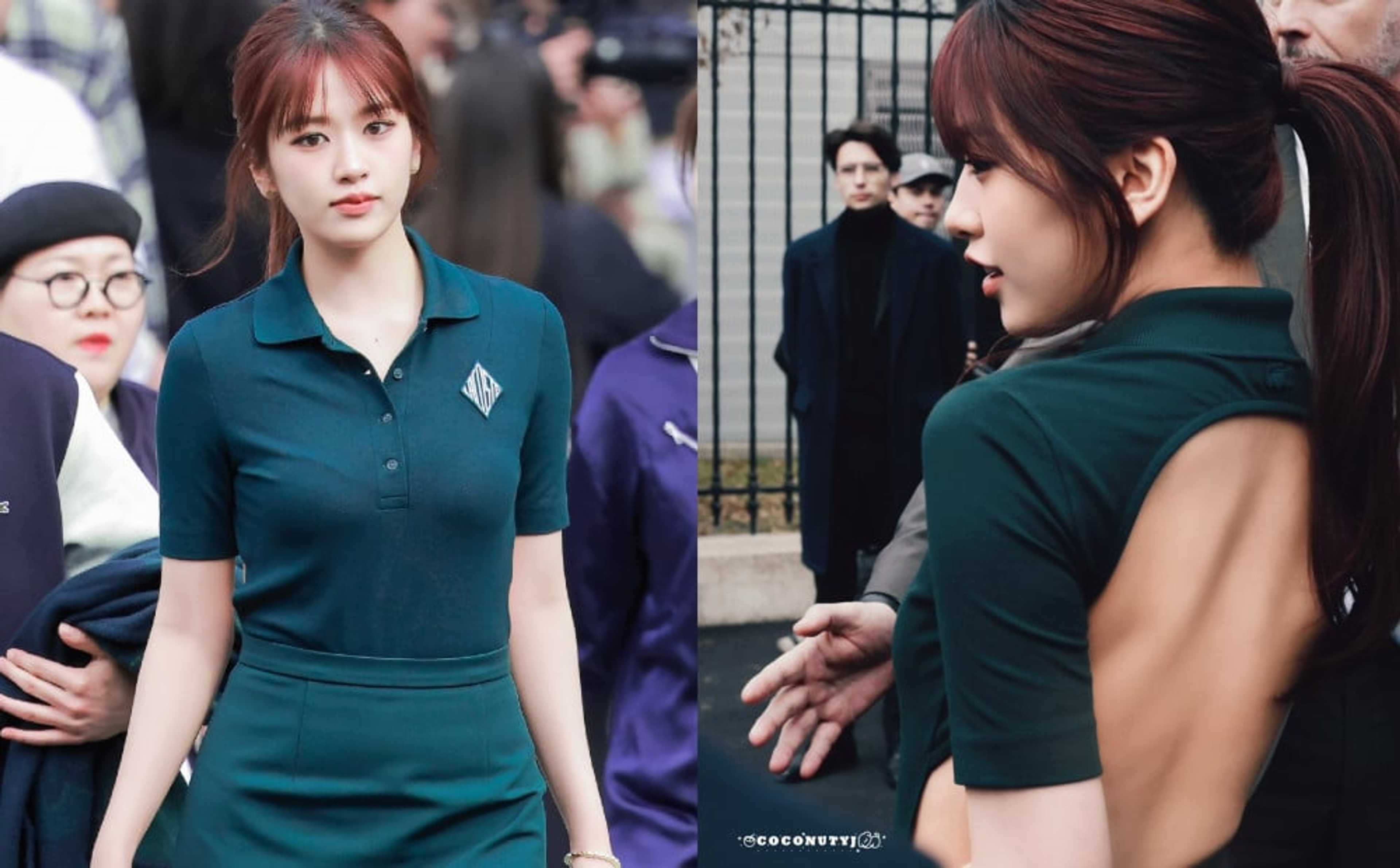   11   News IVE's Yujin turns heads at her first Paris Fashion Week with a bold open-back Lacoste dress