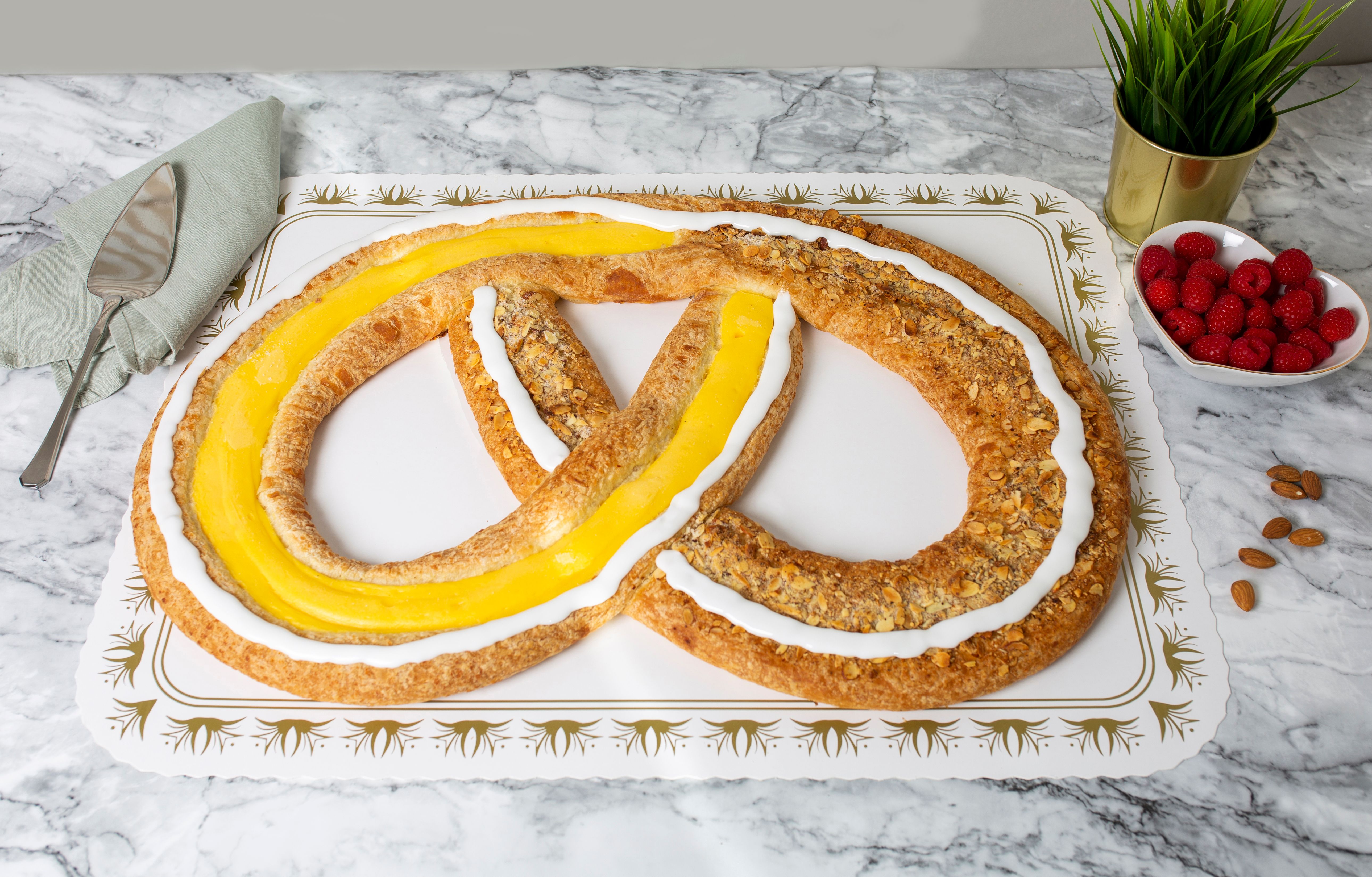 Kringle med mandel og egg