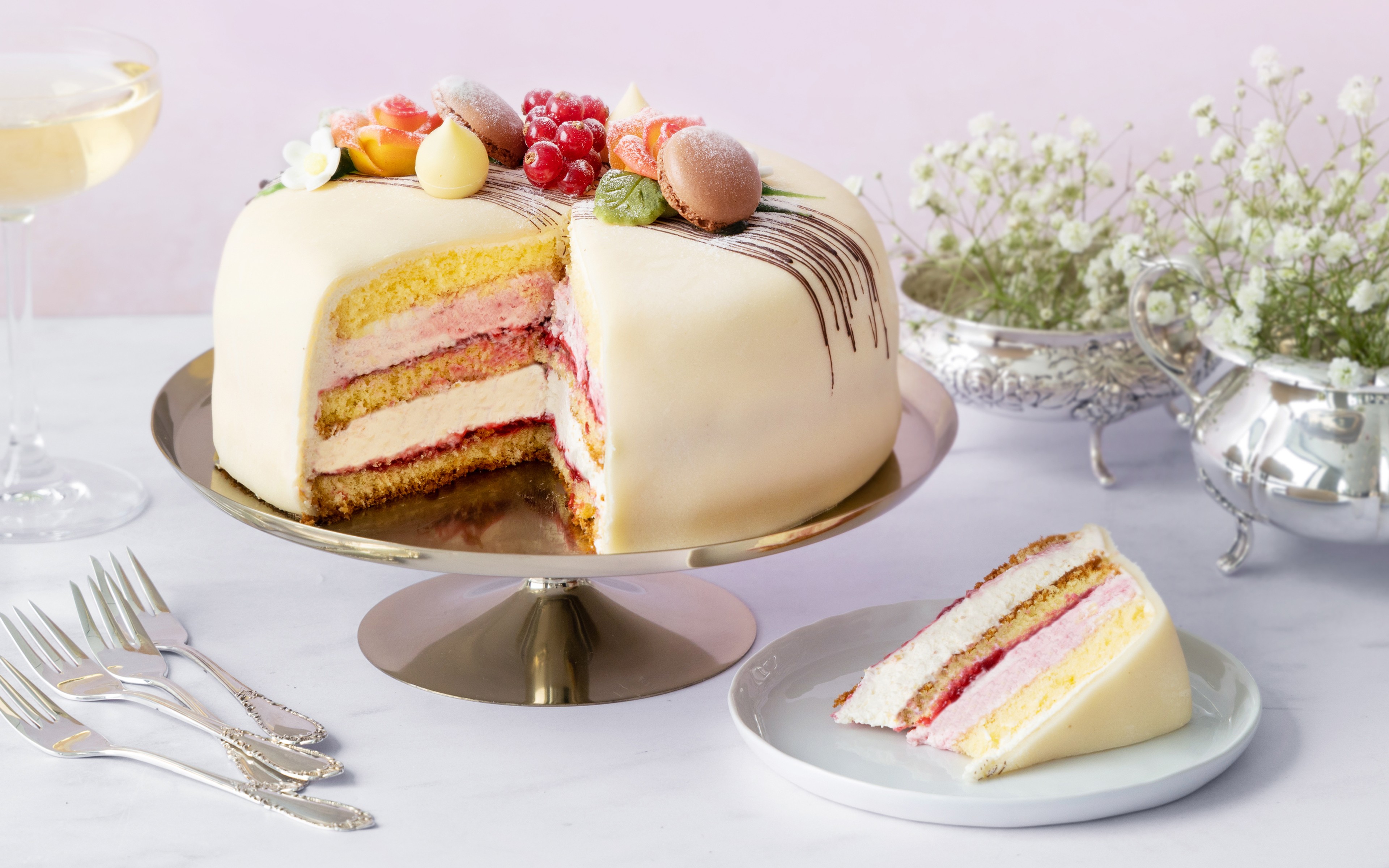 Marsipankake / Hvit dame