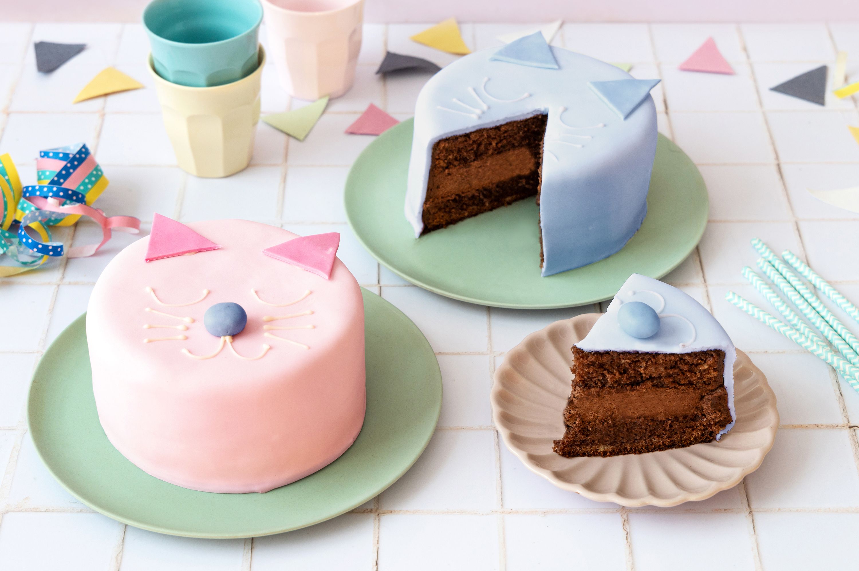 Pusekatt sjokoladekake