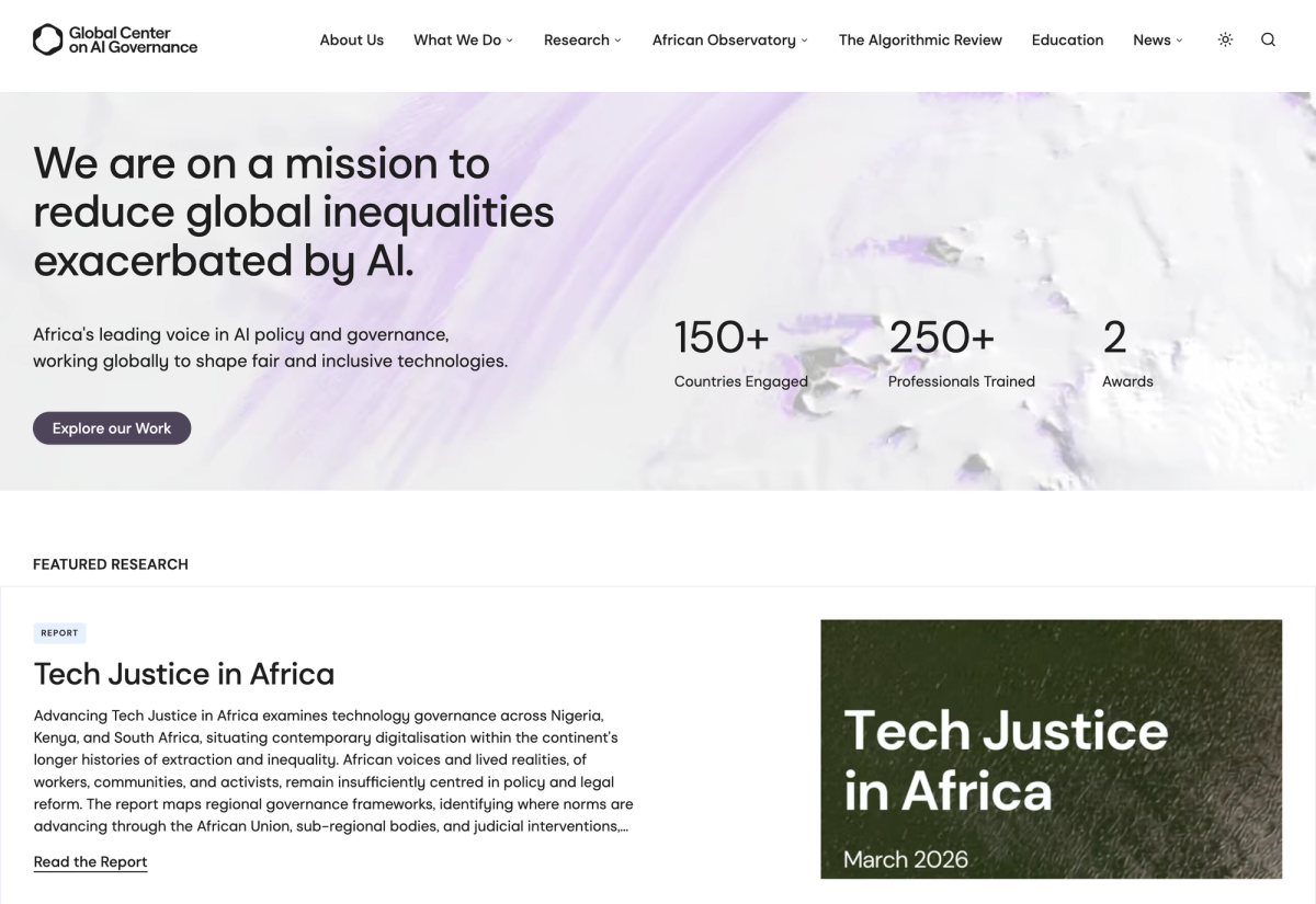 Global Center on AI Governance