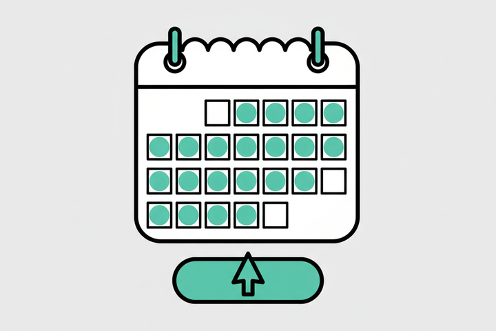 Illustration for How to Set Up Your GBP Booking Link (So Customers Actually Schedule) - flat design editorial illustration