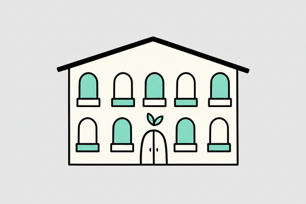 Illustration of a single business with multiple practitioner profiles inside, representing how Google Business Profile practitioner listings work for law firms and med spas.