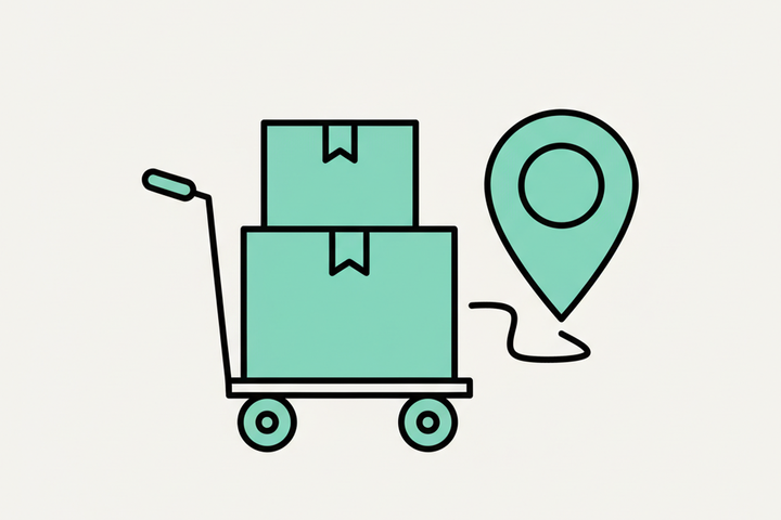 Illustration for Local SEO For Moving Companies That Want More Booked Moves - flat design editorial illustration