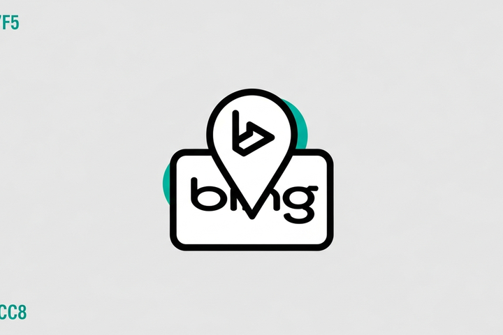 Map pin icon on a business location card representing Bing Places for Business setup