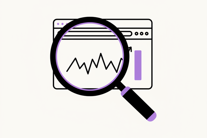 Illustration of Google Search Console analyzing a local business site