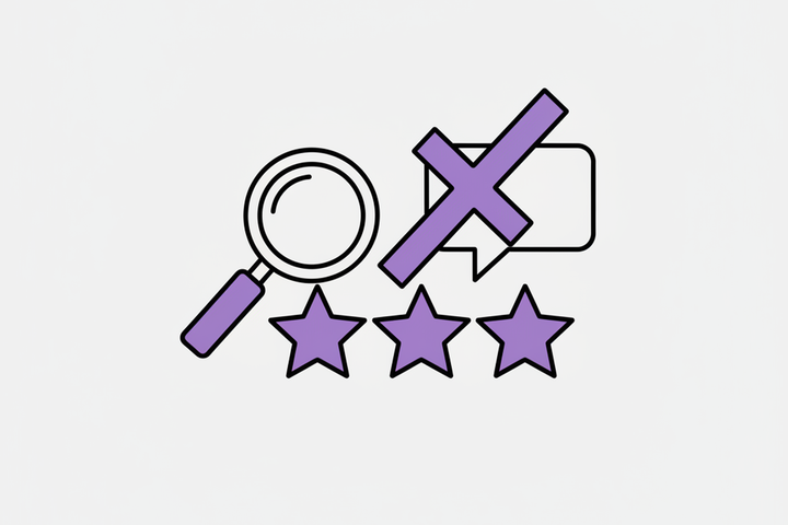 Illustration for How to Remove Fake Google Reviews: The Full Playbook - flat design editorial illustration