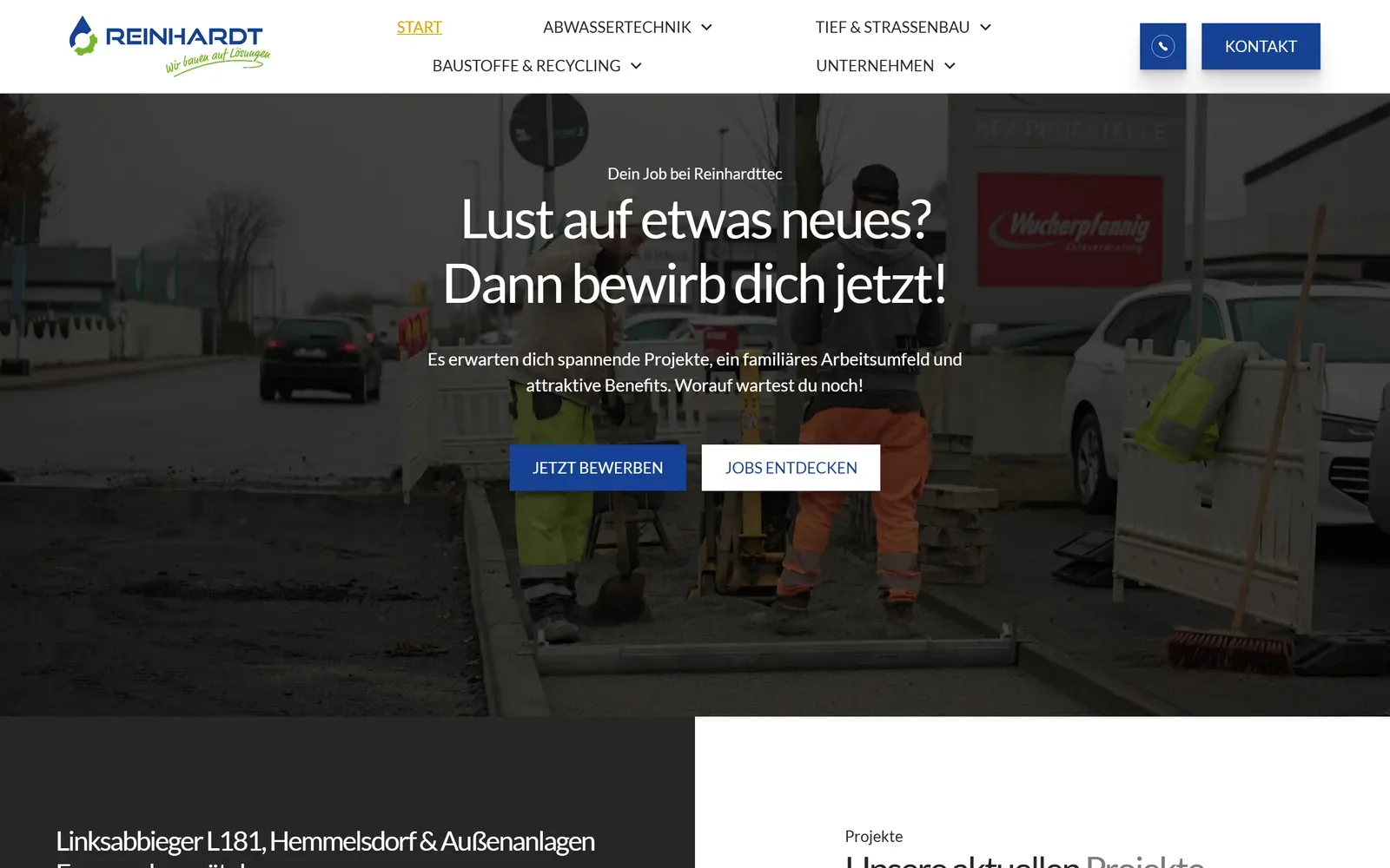 Karriere mit offenen Stellen und dem Weg zur Bewerbung.