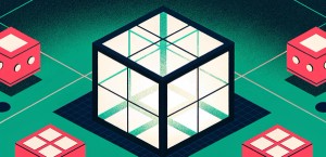 illustration of cube network