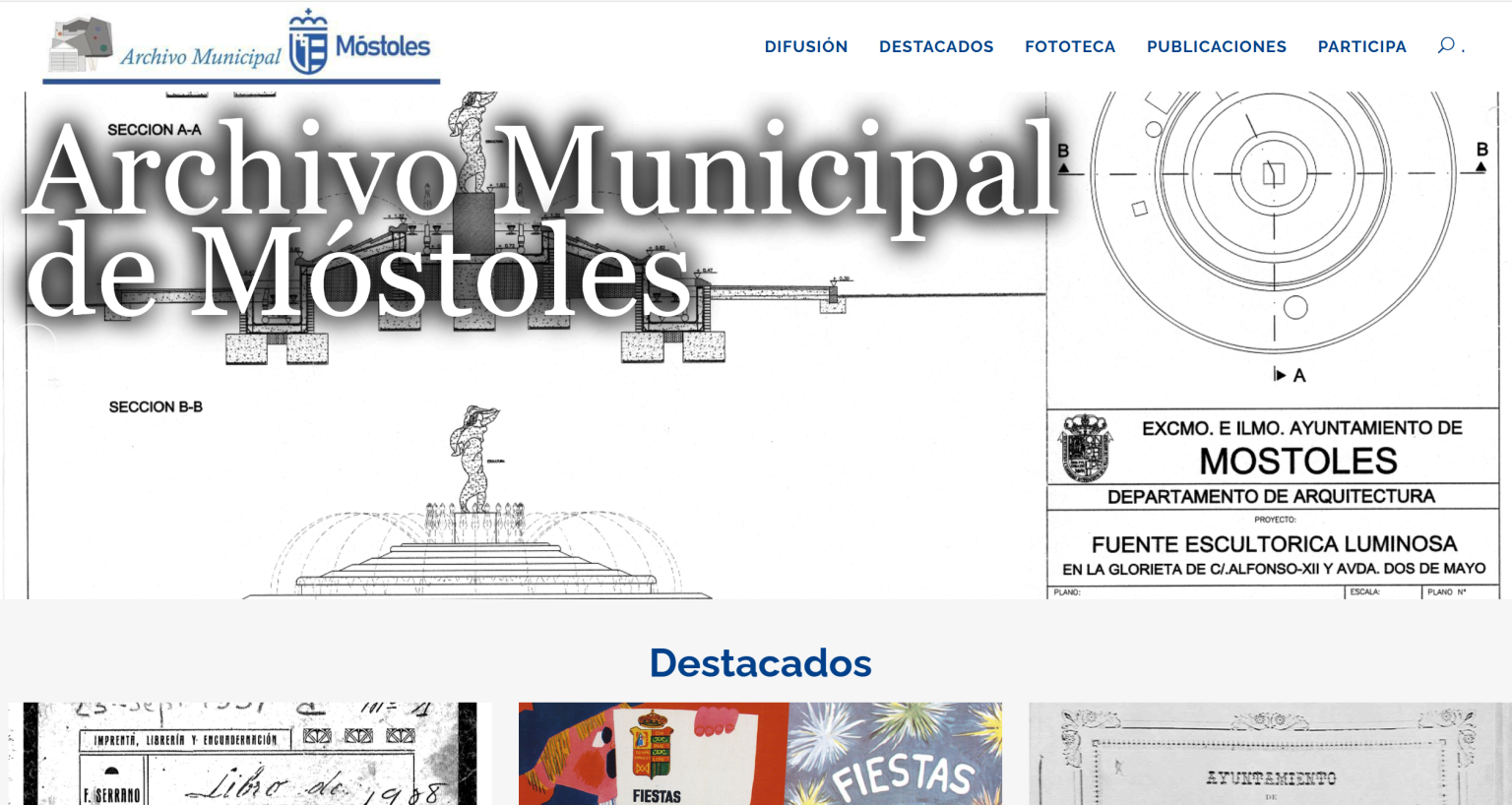 Nuevo Portal para el Archivo Municipal de Móstoles