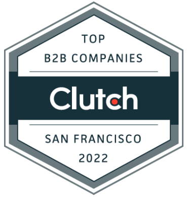 Acknowledged by Clutch as a Top 2022 B2B Company
