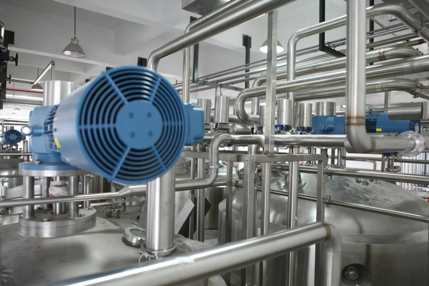 Stainless sanitary process piping