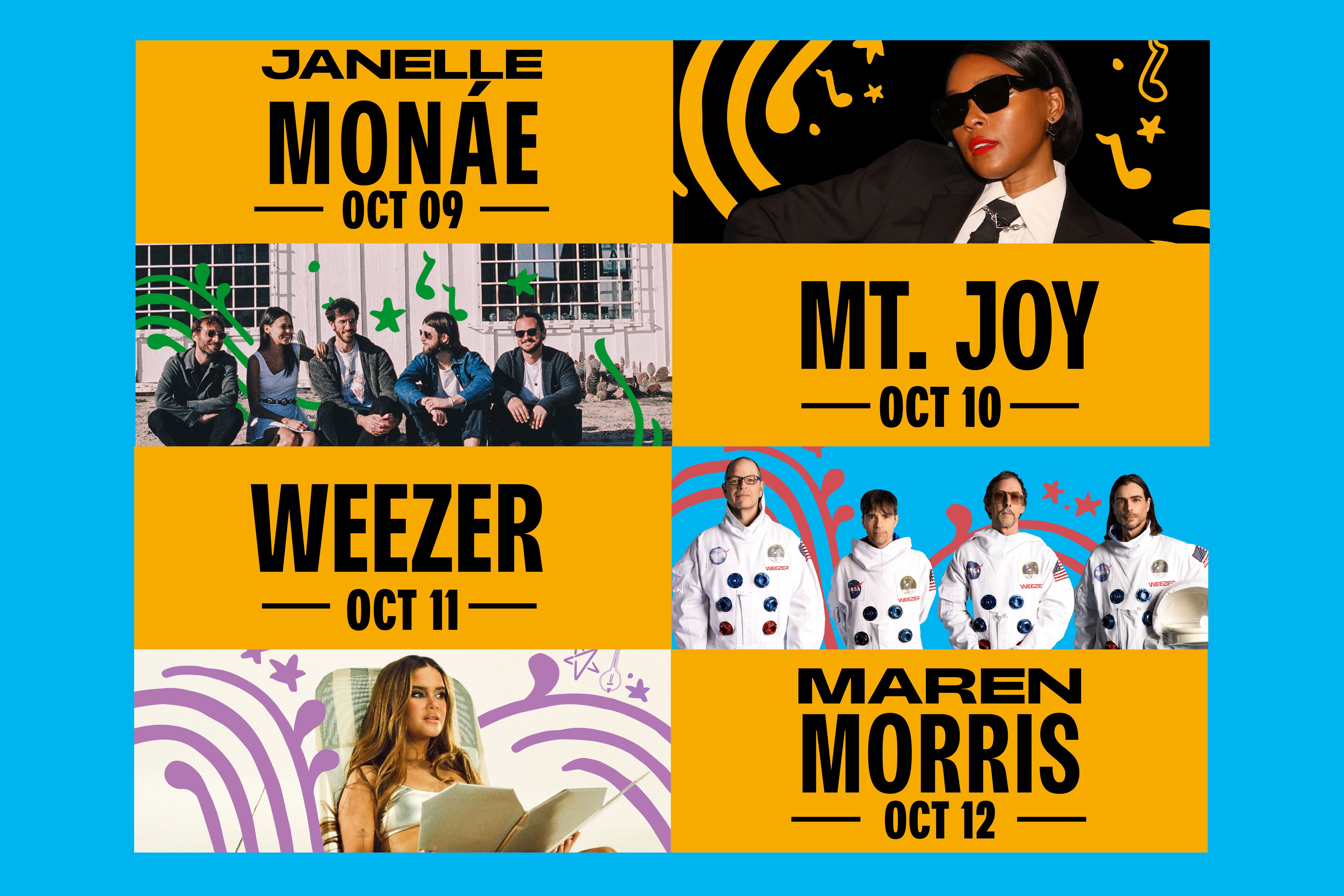 MUSIC HEADLINERS