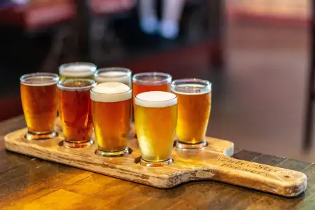 glasses of beer