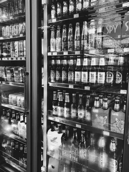 beverage fridge