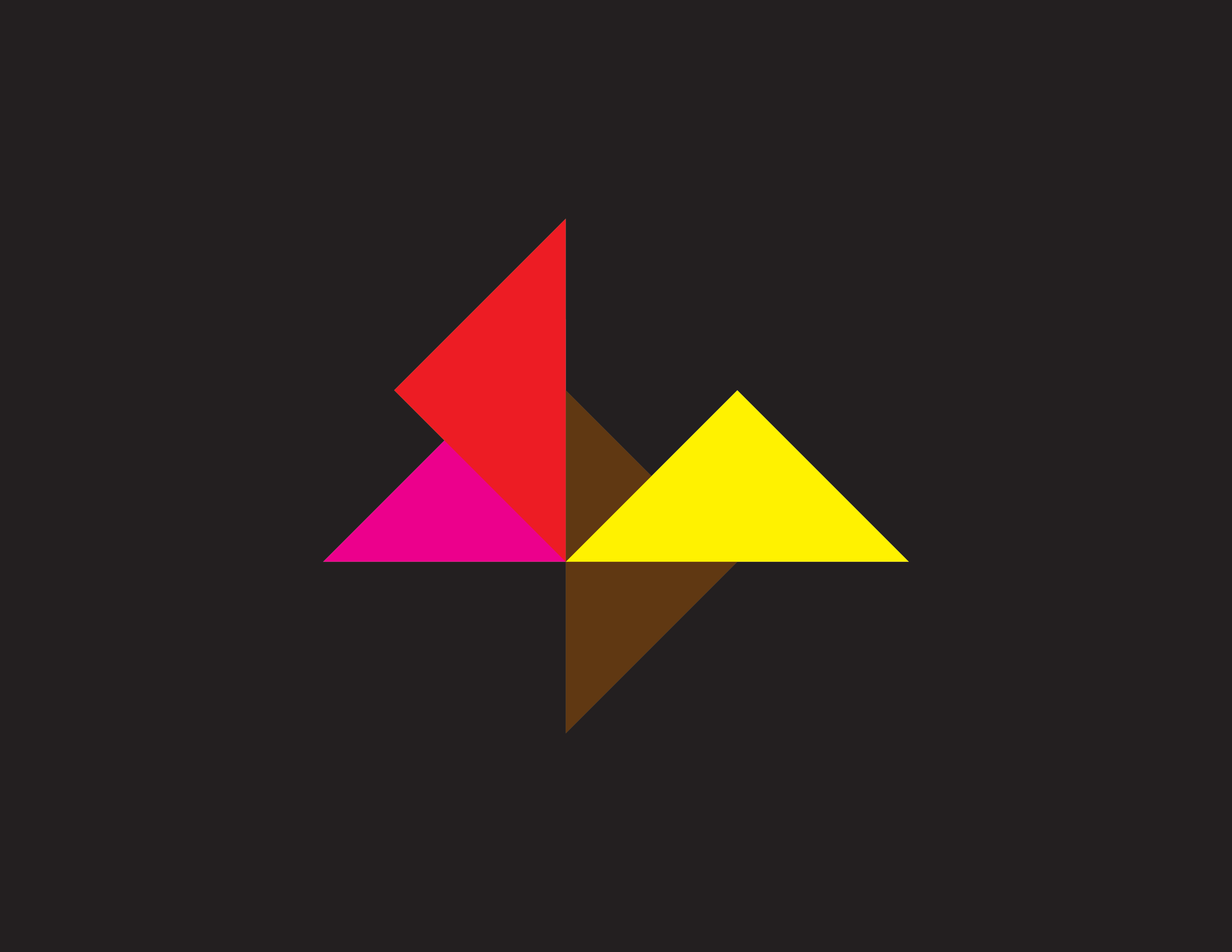 Tangram flag Tangram flag