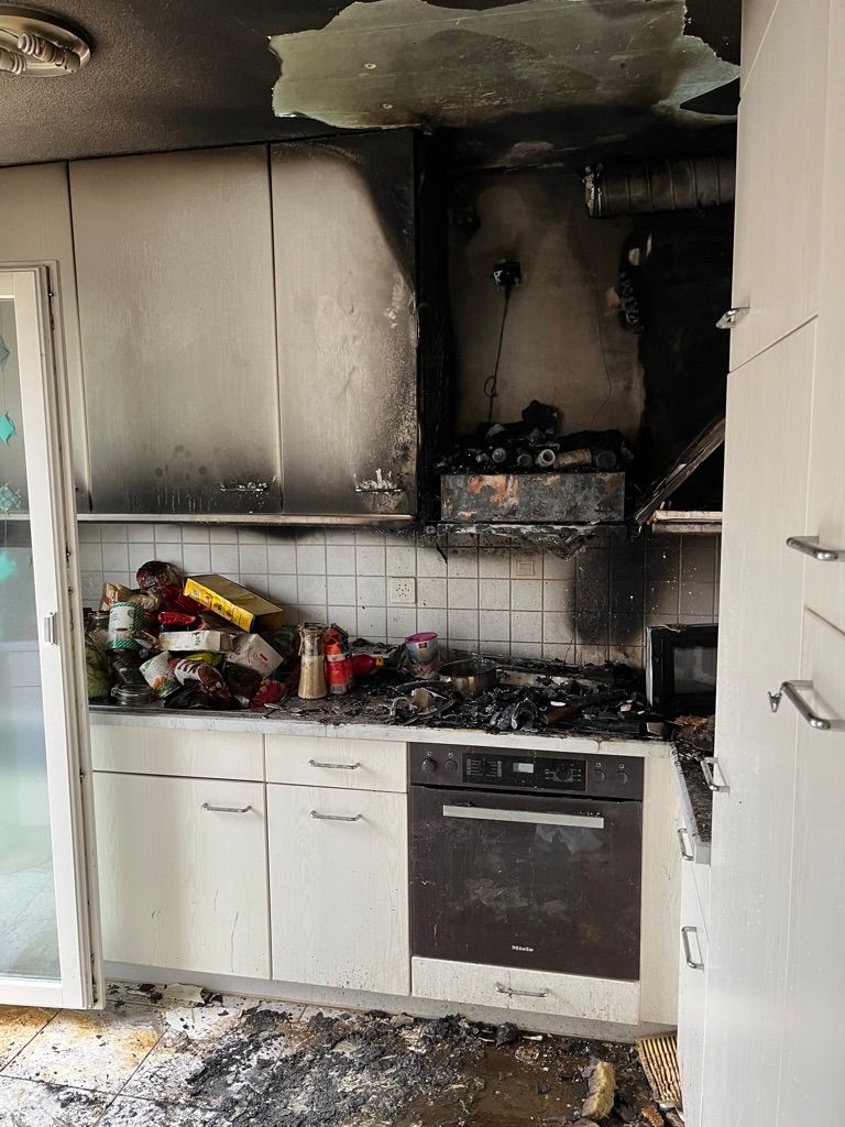 Brandschaden Küche