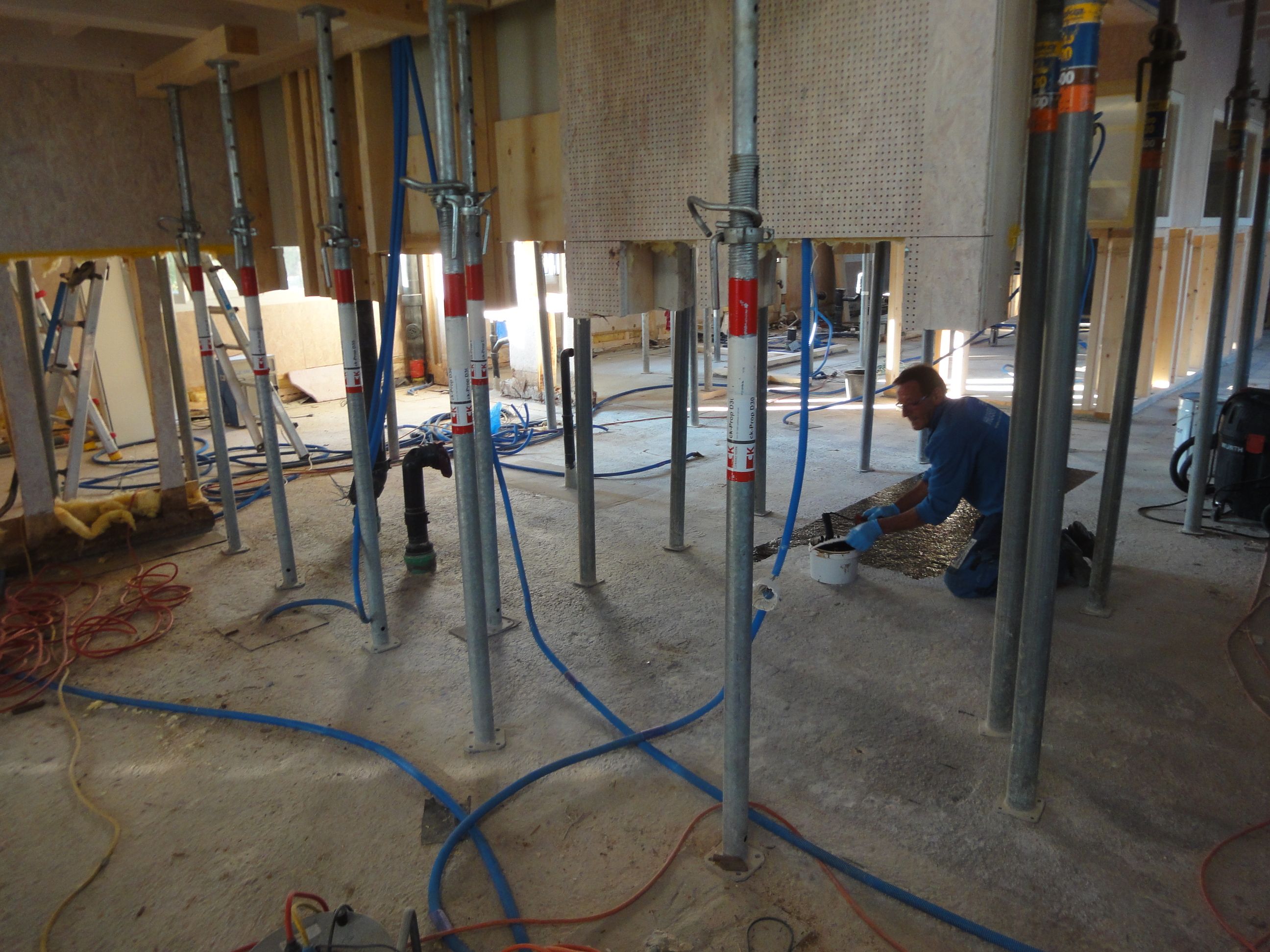 Rückbau komplette unterer Wandteil