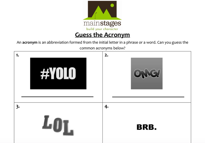 guess the acronym