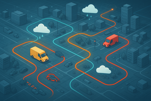Fleet Routing Beyond the Morning Plan – Rulebricks