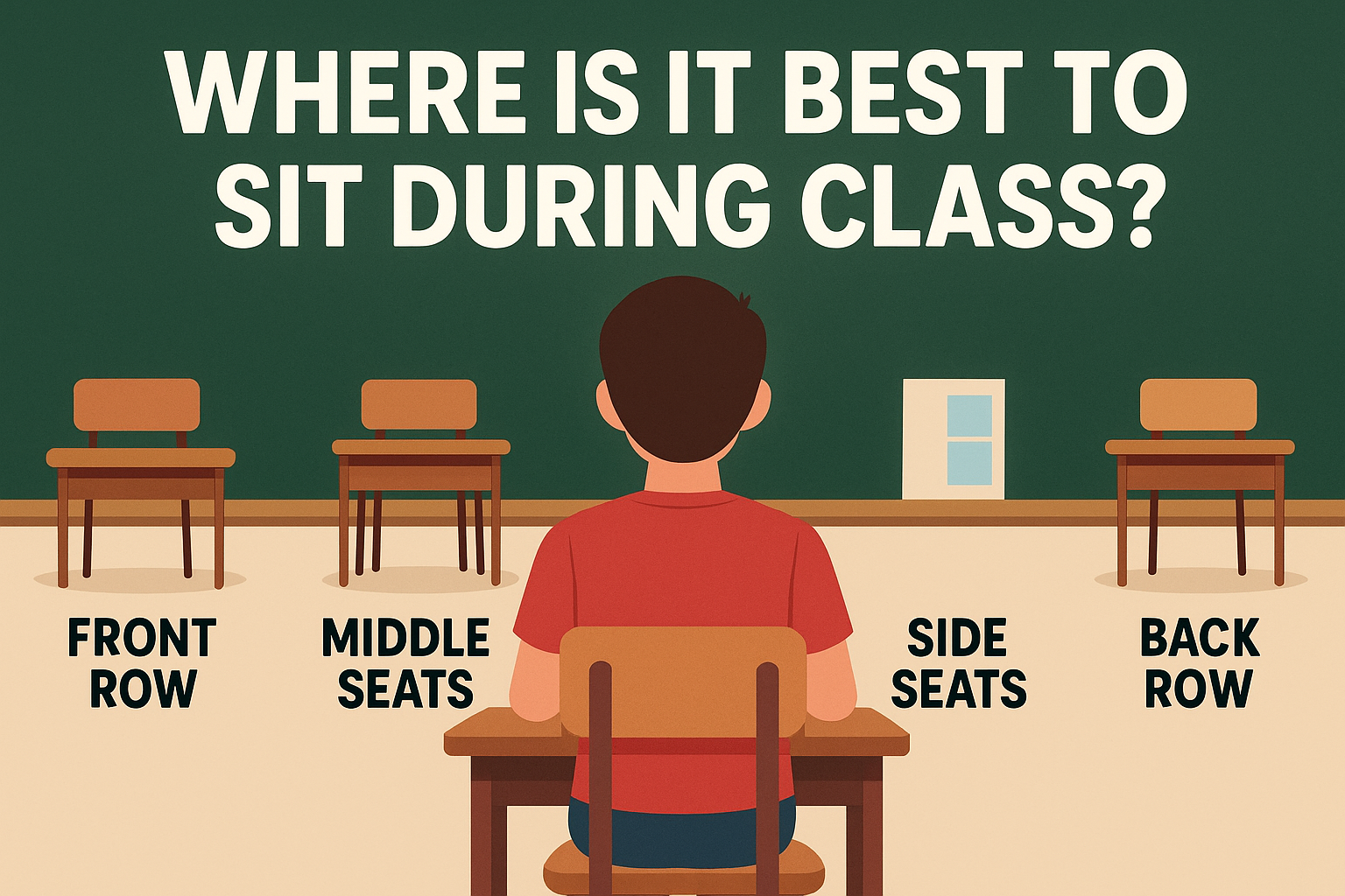 Where is it best to sit during class?