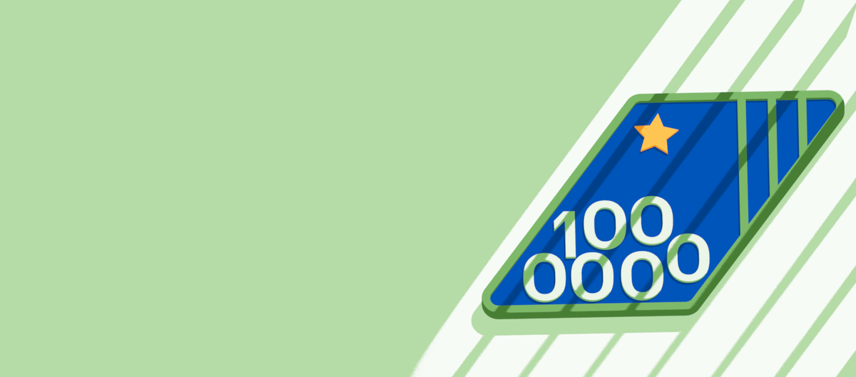 1,000,000 milestone