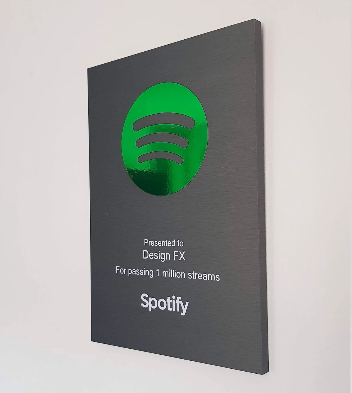 Spotify Plaque
