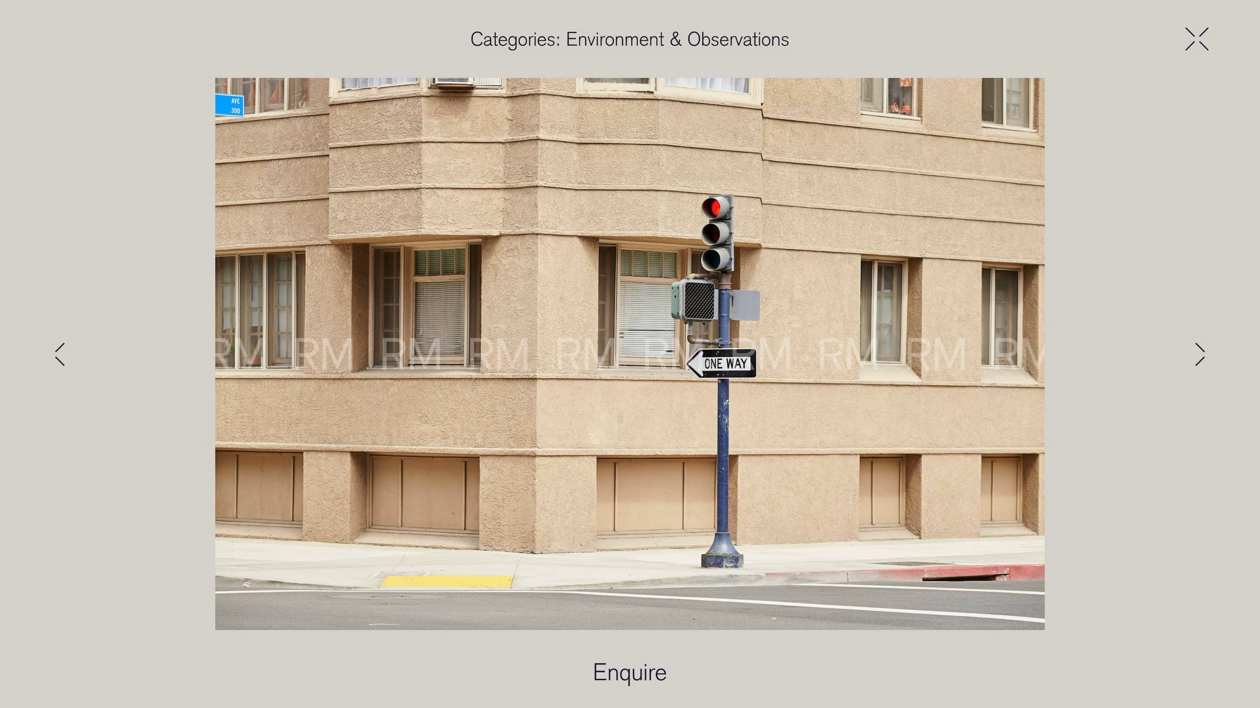 The lightbox functionality on the Unlicensed page from Richard Moran's website.