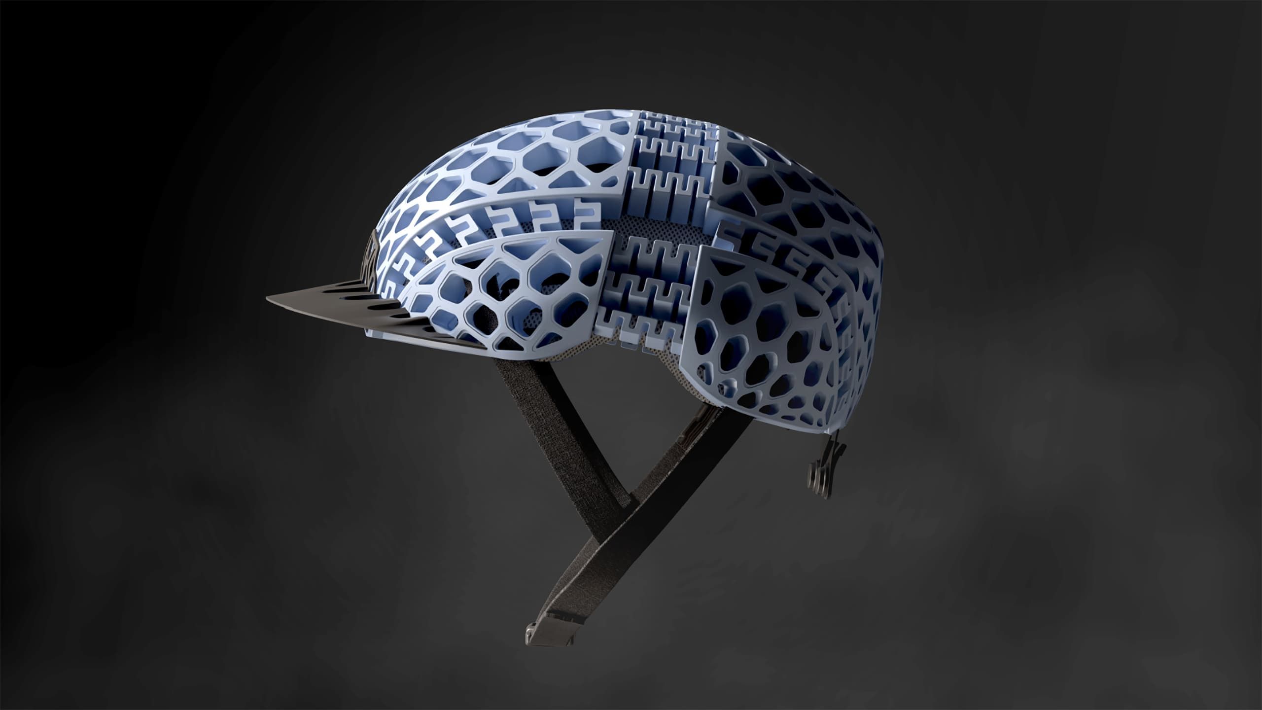 FLEX (Flexible, Folding Cycling Helmet) by Alfie Thompson.