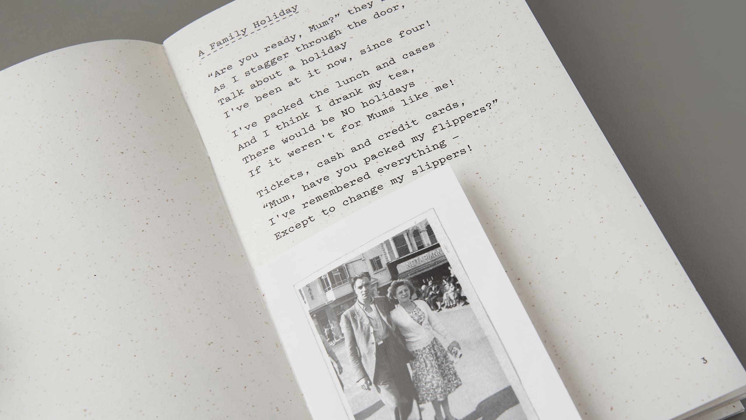 One of the tipped-in pages inside Unexpected Pleasure.