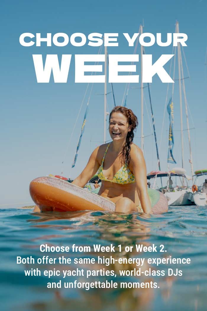Woman on a paddle board in front of some yachts