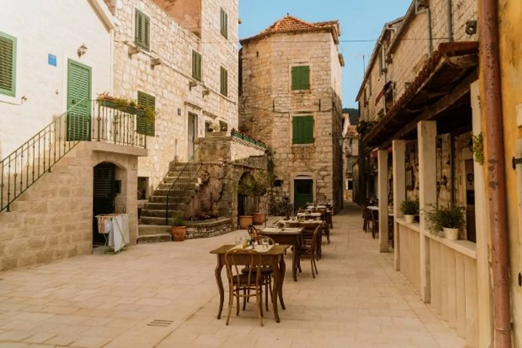 Streets of Stari Grad Croatia