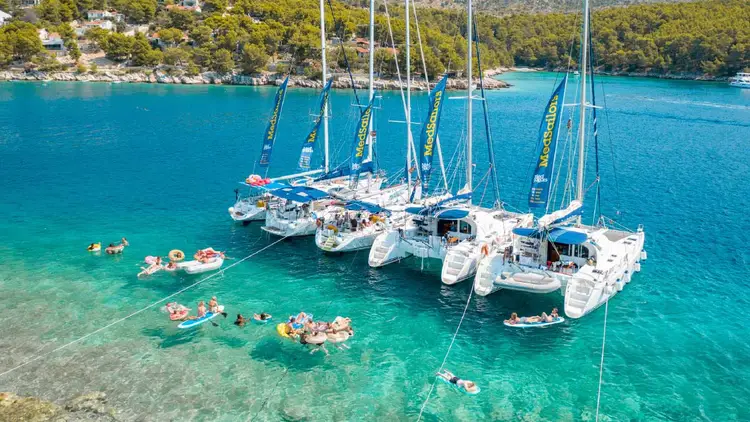 MedSailors yachts anchored in Croatia