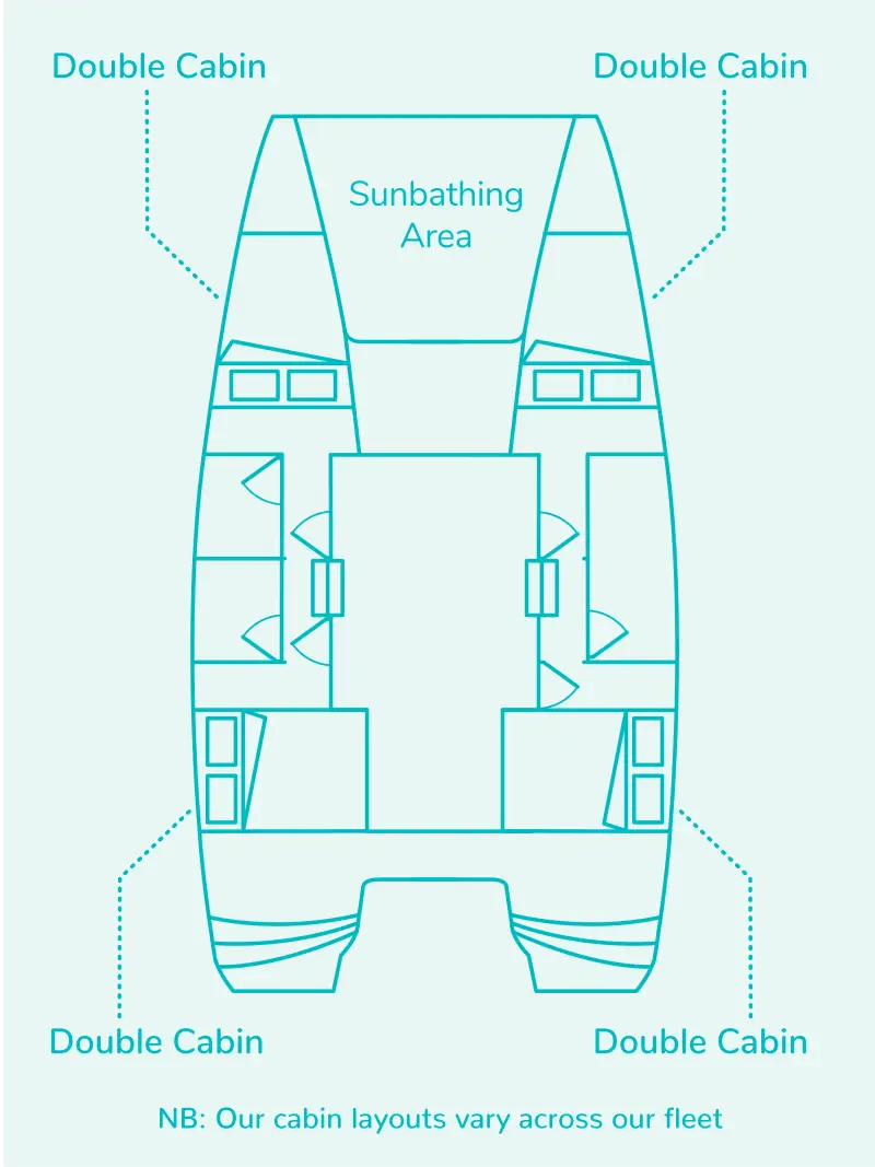 Catamaran Cabin Layout