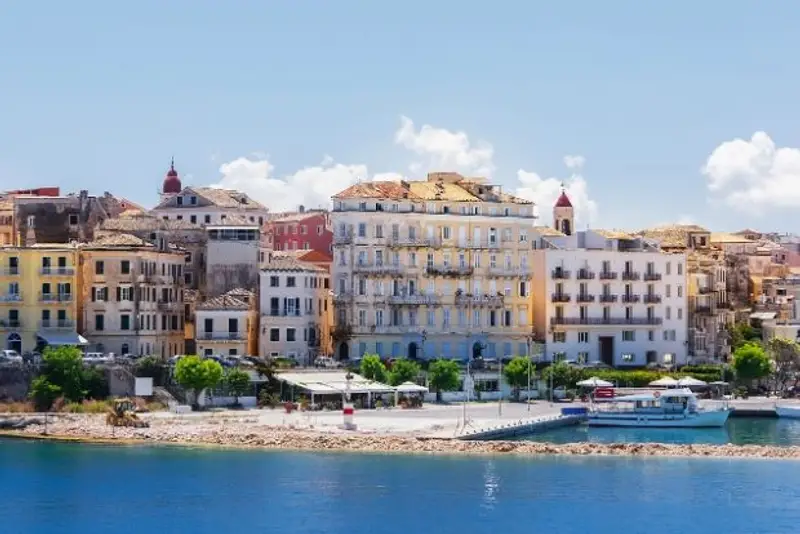 Building in Corfu, Greece