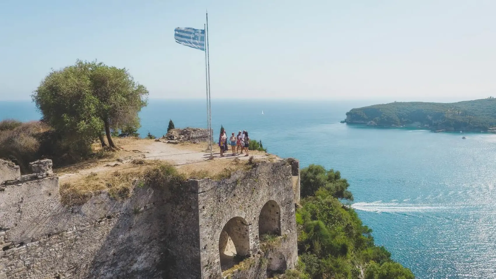 Parga fortress in Greece