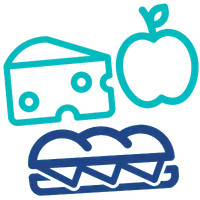 Lunch supplies icon